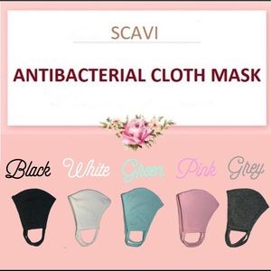 😷 Set of 5 Reusable Antibacterial Face Mask